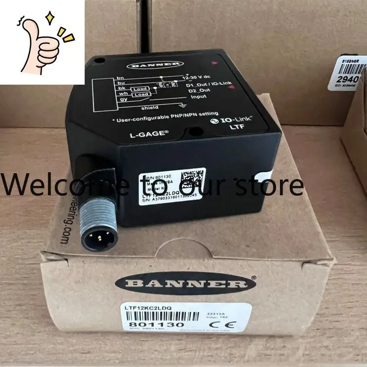 

Лазерный датчик расстояния Banner Safety Sensor LTF12IC2LDQ