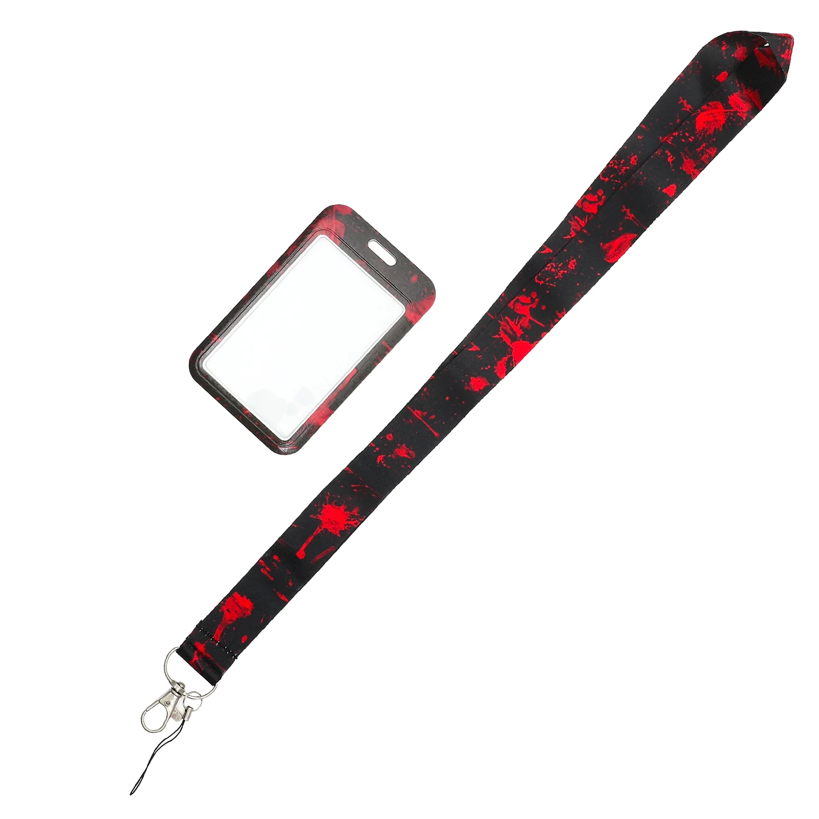 

Blood Pattern Lanyard Card Holder Multi-functional Fashionable -lost Bank ID (kp646-1) Nurse