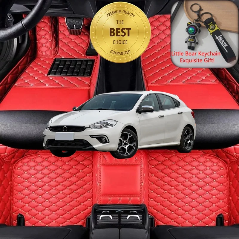 

Customized Fit for Fiat Ottimo Hatchback 2014-2017 Car Floor Mats Luxury Car Accessories Auto Carpet Mats Left/Right-hand Drive