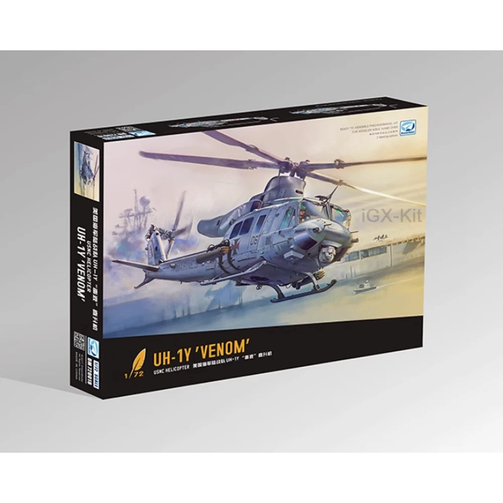 

Мечта DM 720018 Масштаб 1/72, США UH1Y UH-1Y Venom USMC, вертолет, оружие, хобби, ремесло, игрушка, пластиковая модель, строительный комплект