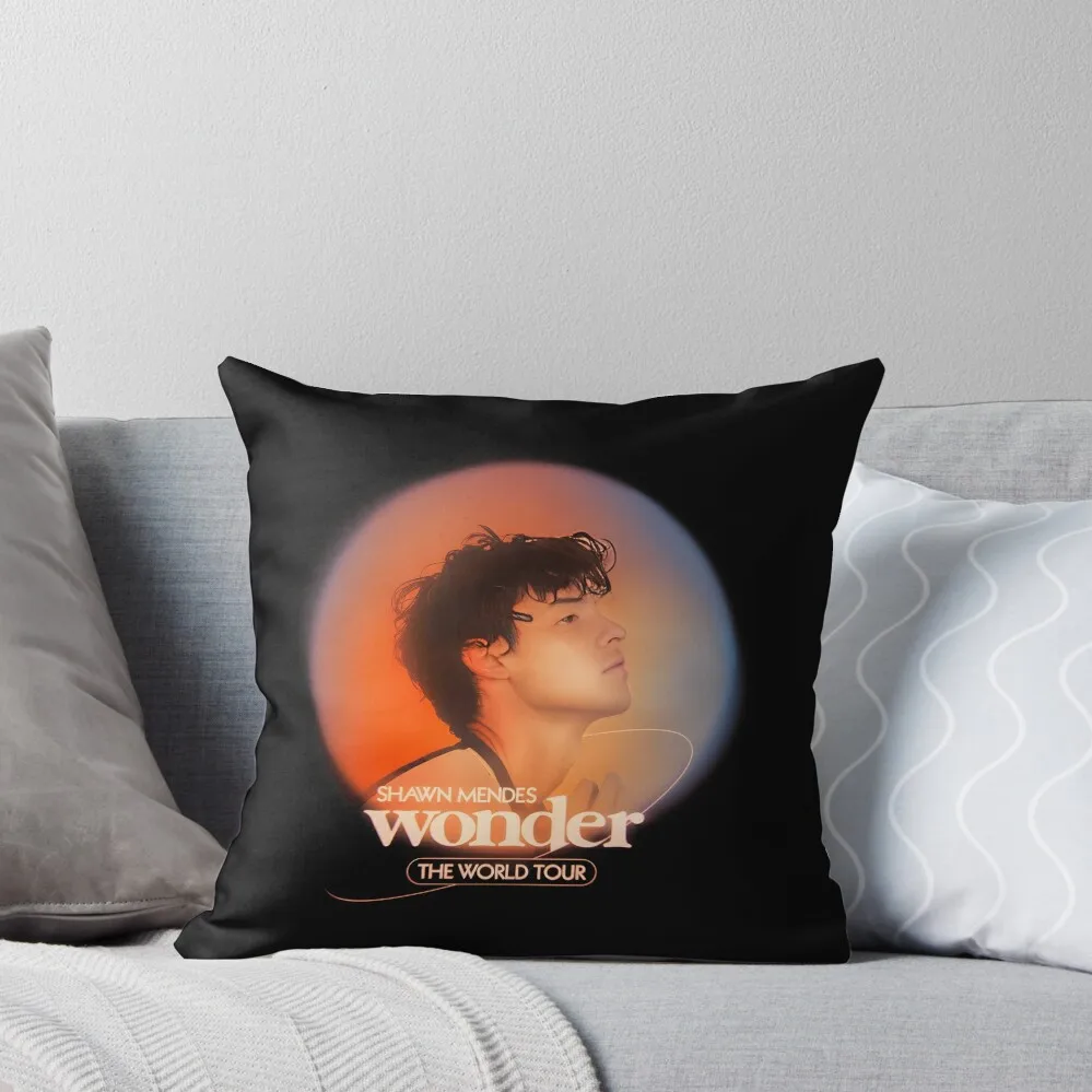 anime schoolgirl <Shawn Mendes,Shawn Mendes,Shawn Mendes,Shawn Mendes> Throw Pillow christmas pillow case pillow