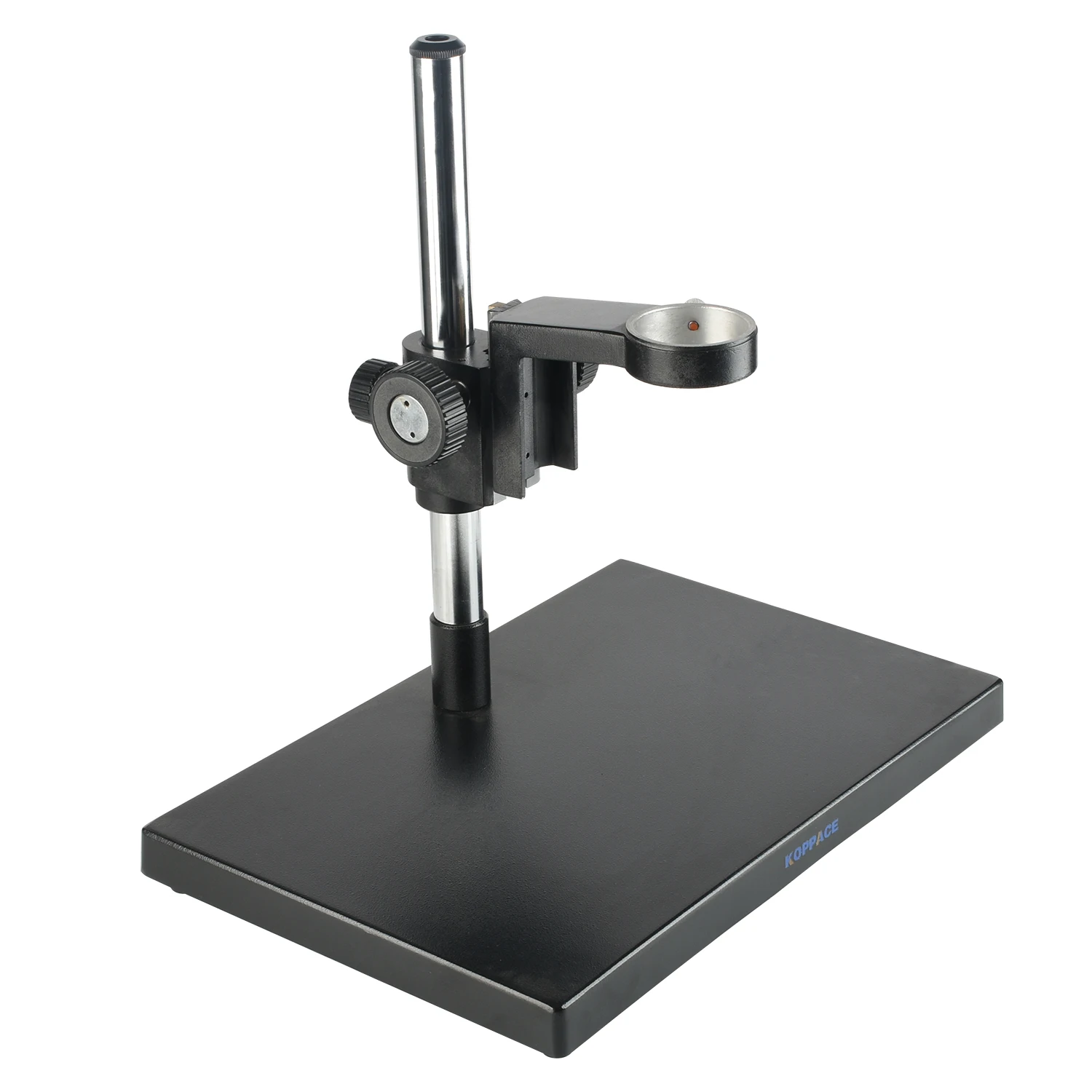 KOPPACE Large Platform Microscope Stand Column Diameter 25mm Lens Size 50mm Including Focus Bracket Base Plate Size 370X250mm