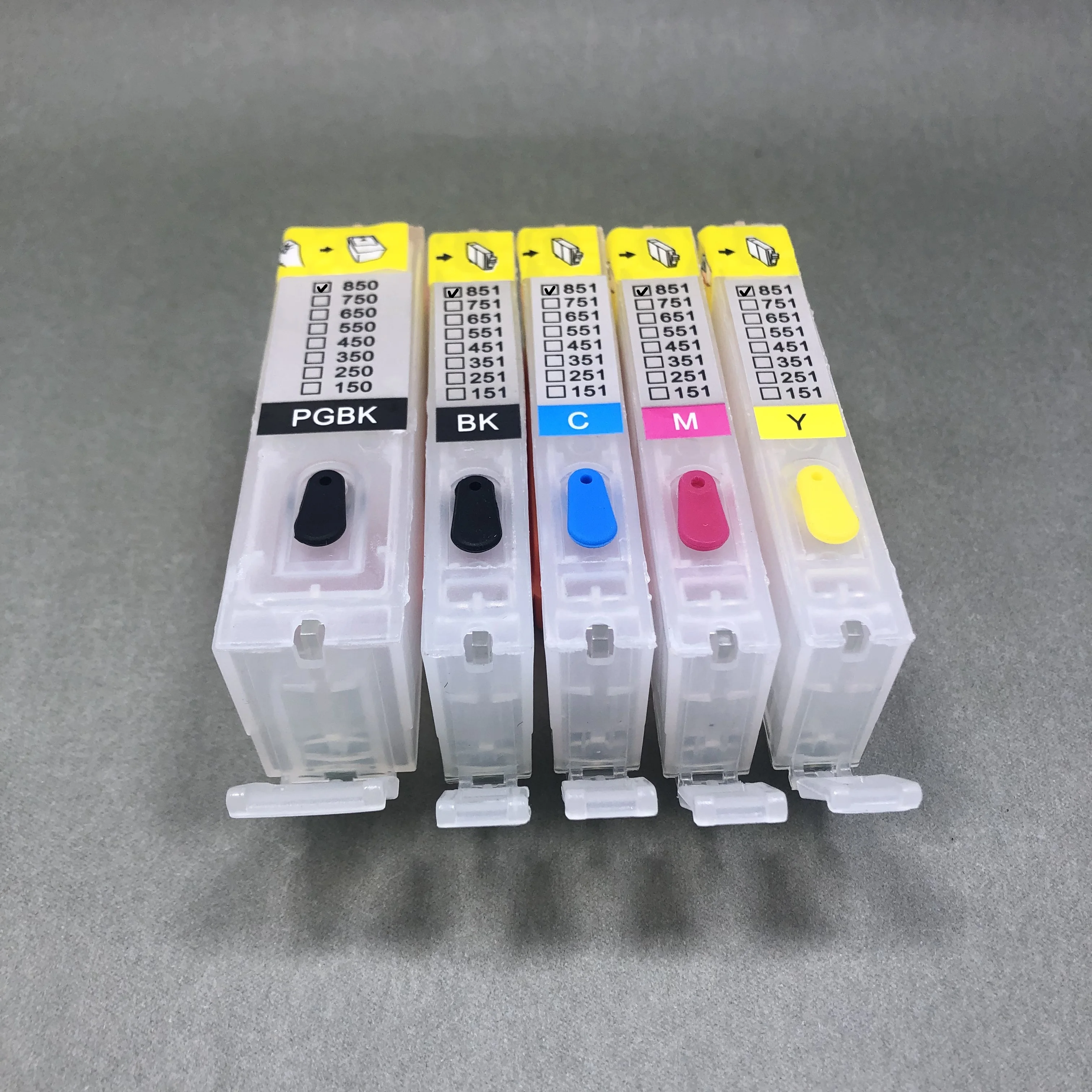 Empty PGI-850 CLI-851 Refillable Ink Cartridge for Canon PIXMA MG5480 MG5580 MG5680 MG6400 MG6680 IP7280 MX728 MX928 IX6780