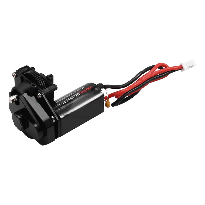 YSUN-Helical Gear Komplettes Getriebe mit 050 Bürstenmotor 50T für 1/24 RC Crawler SCX24 AX24 Upgrade