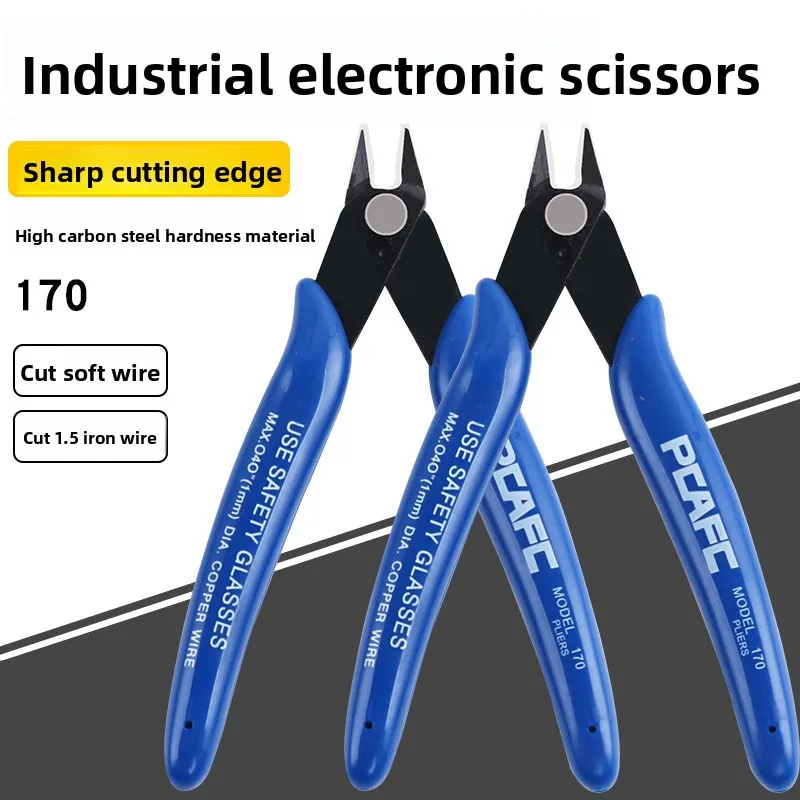 PLATO 170 DIY Diagonal Cutting Pliers 3.5 Inch Mini Side Cutter Electronics Wire Clippers Tool for Model Craft