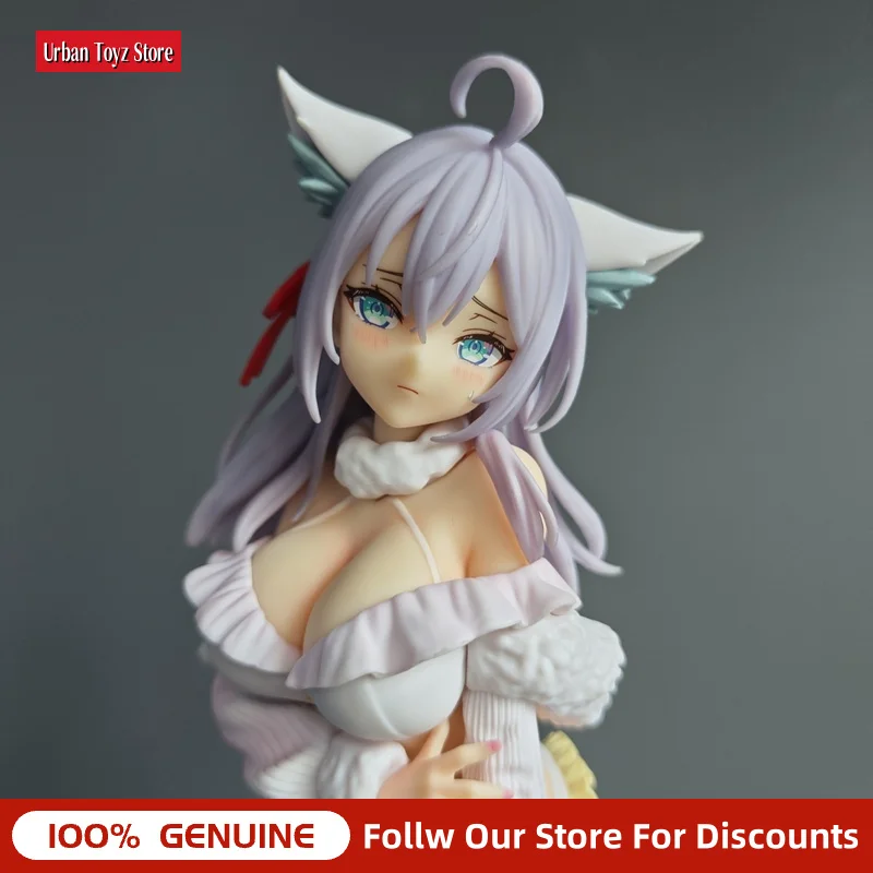 

Tenitol Fox Ear Girl PVC Figure, Anime Collectible Statue, Desktop Ornament, Collection Decor, Custom Gift for Hobby Collectors