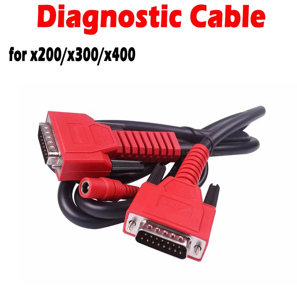 for XTOOL OBD2 Adapter X100 Pro i80 Main Cable 15pin 16pin Diagnostic Machine Adapter For X100 Pad2 PAD3 D7 D8 A80PRO IP819