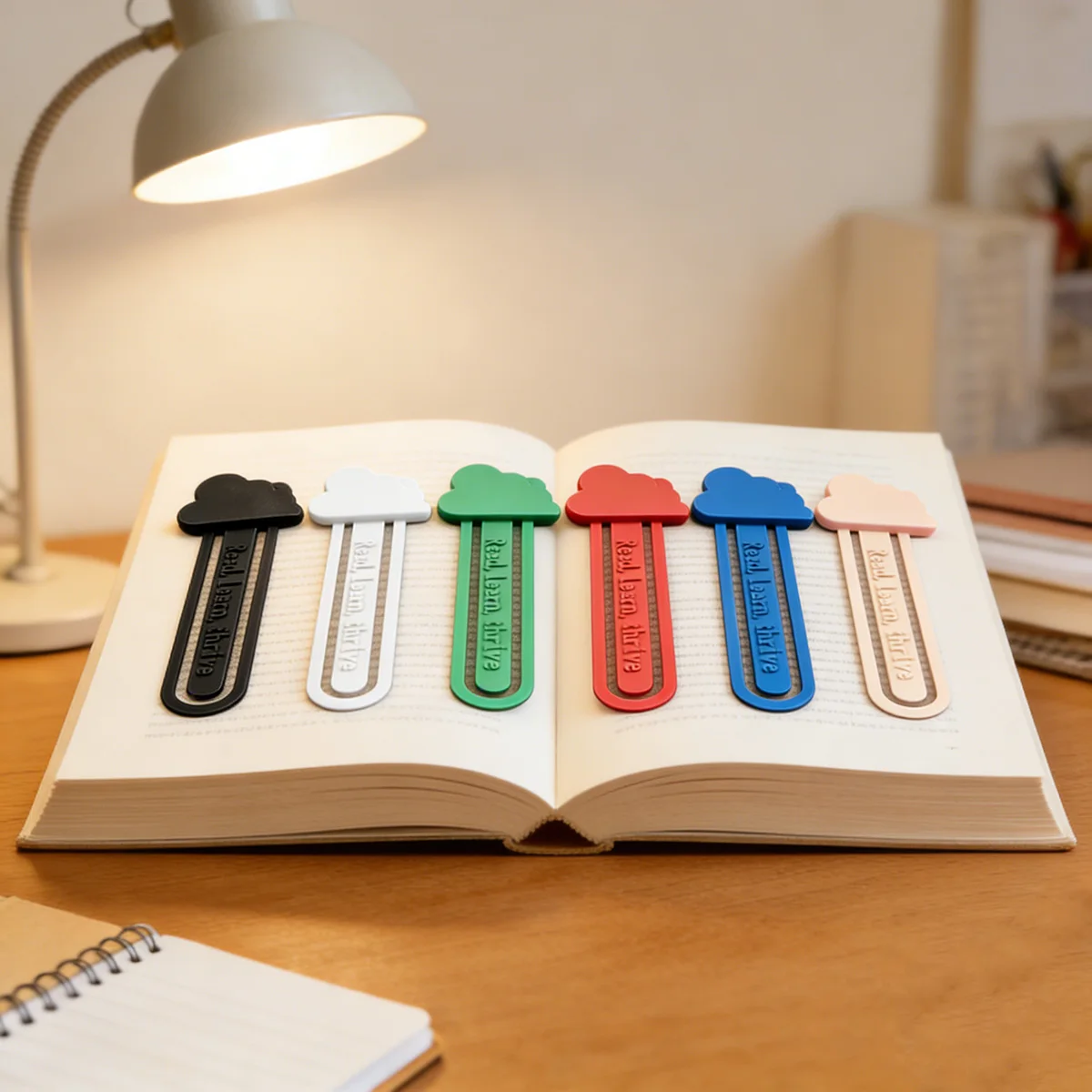 Cute Cloud 3D Printed Bookmark, Unique Reading Accessories for Book Lovers, Durable Book Mark for Women, Men, Kids & Bookworms –