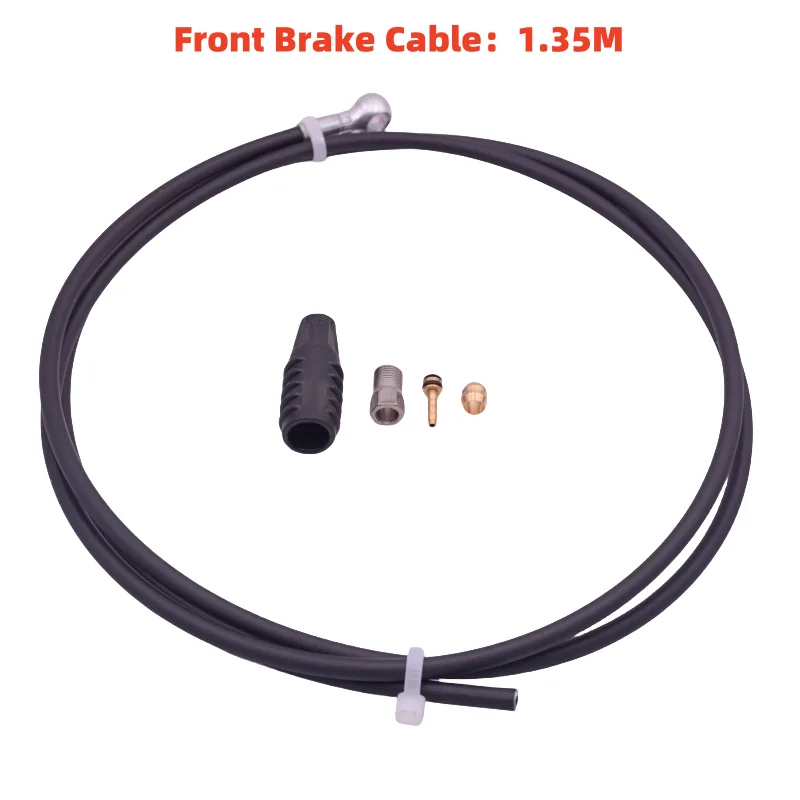 GUSTAVO Hydraulisches Scheibenbremskabel 1,35 m / 2,5 m / 3 m Fahrradbremsschlauch Olive Set für XOD Goodtaste Brake – Detail 4