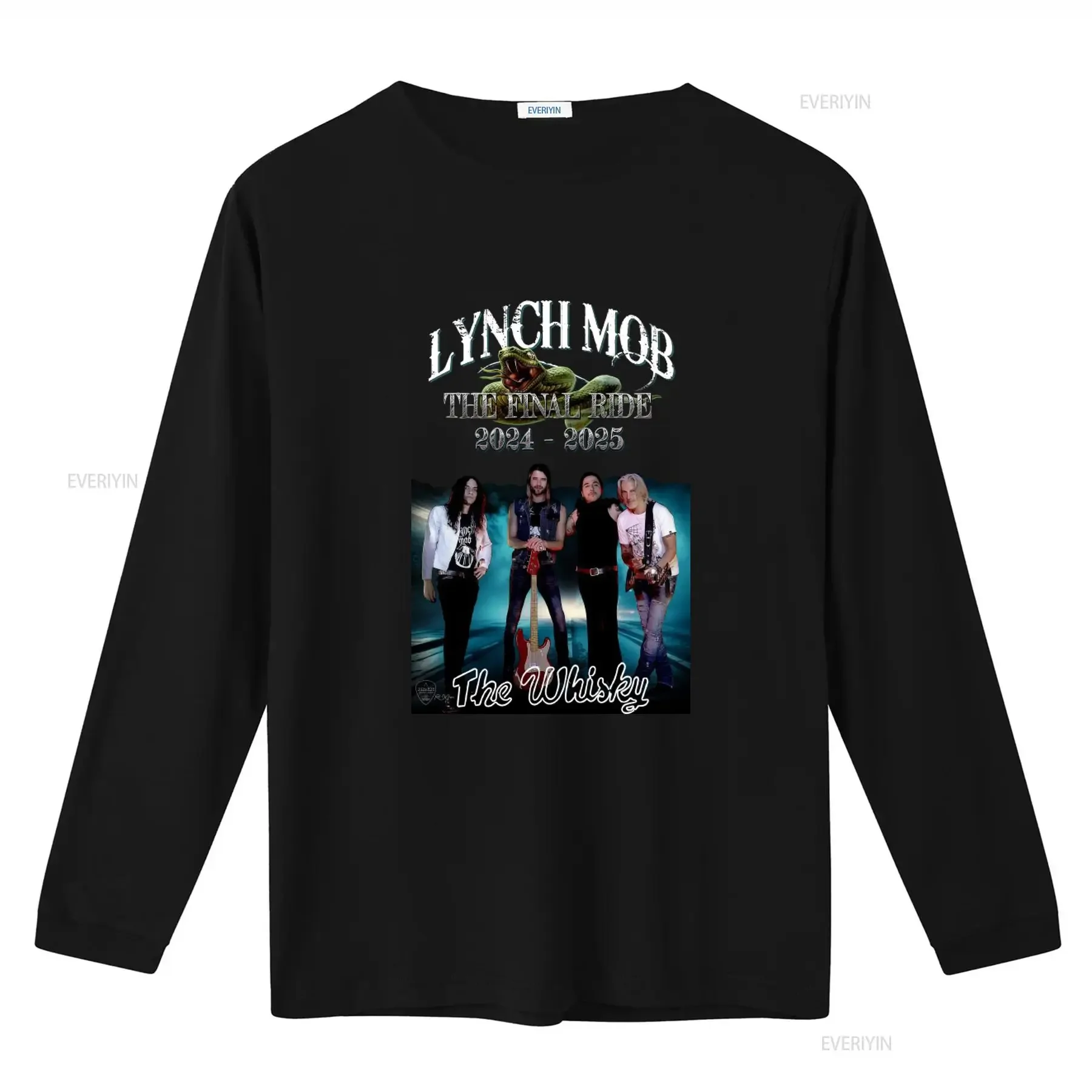 Lynch Mob the final ride 2024 2025 Band T Shirt Black All Sizes Rock Music  vintage Washed Stylish Comfortable Stretched