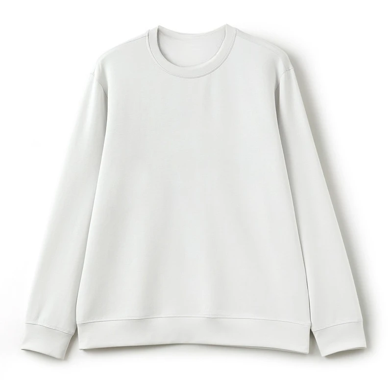 Толстовка с круглым вырезом, длинная ткань больших размеров, новый край: Yunrou Zero Pressure, мягкая драпировка, мужская повседневная одежда с круглым вырезом
