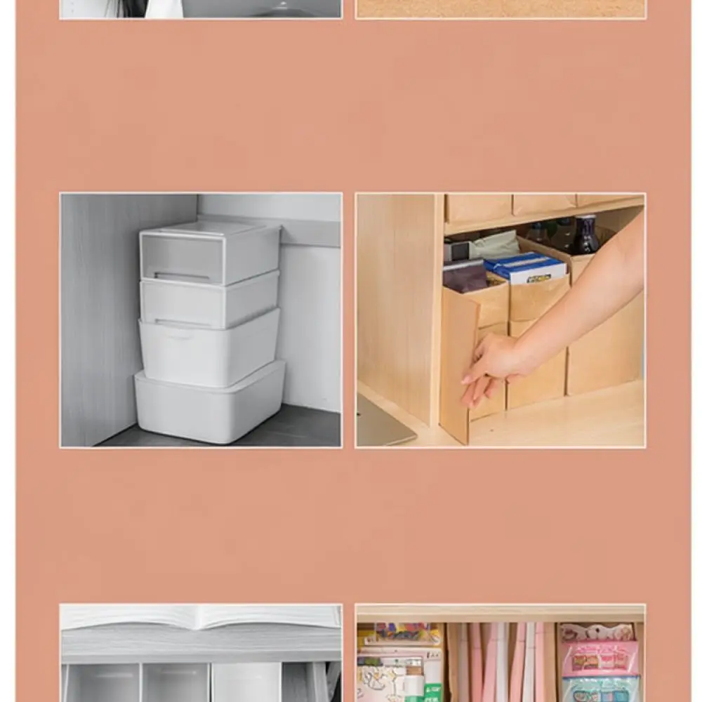 Thickened Kraft Paper Bread Storage Bags Kitchen Food Organizer Toast Packing Pouch Reusable Pantry Container