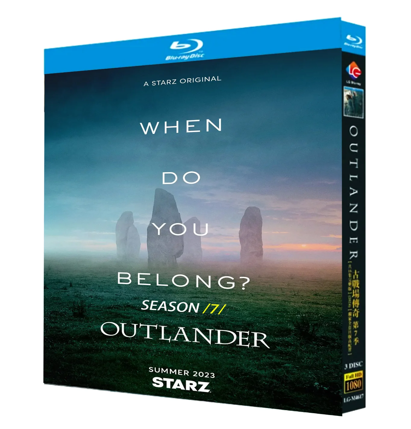Outlander Staffel 7 (2023) Serie 3-Discs Box-Set Blu-ray Disc High Definition BD