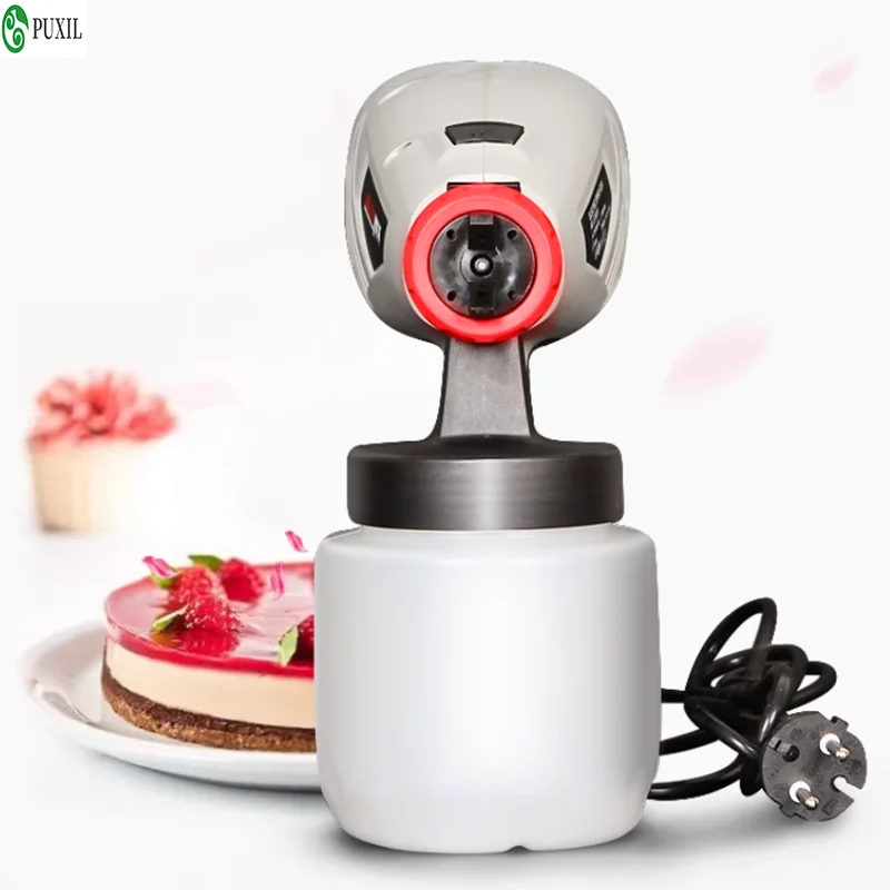 

Sand blasting machine baking chocolate French pastry mousse birthday cake small household spray cream dessert spray gun