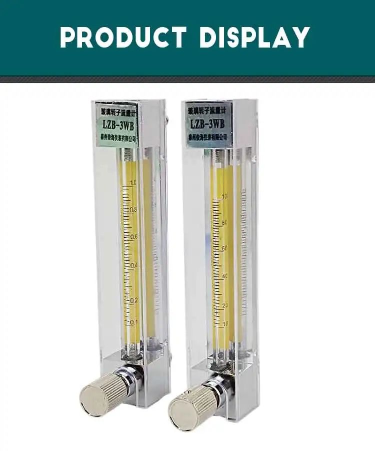 LZB -4/6/10WB, glass rotameter for water/H2O/liquid flow meter with control valve. big measure range