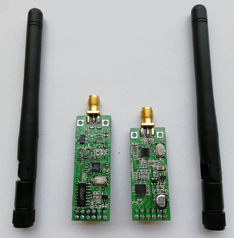 Wireless Audio Transmitter Transceiver Module Long-distance Wireless Audio Transmission RS232 interface 3m chuck antenna