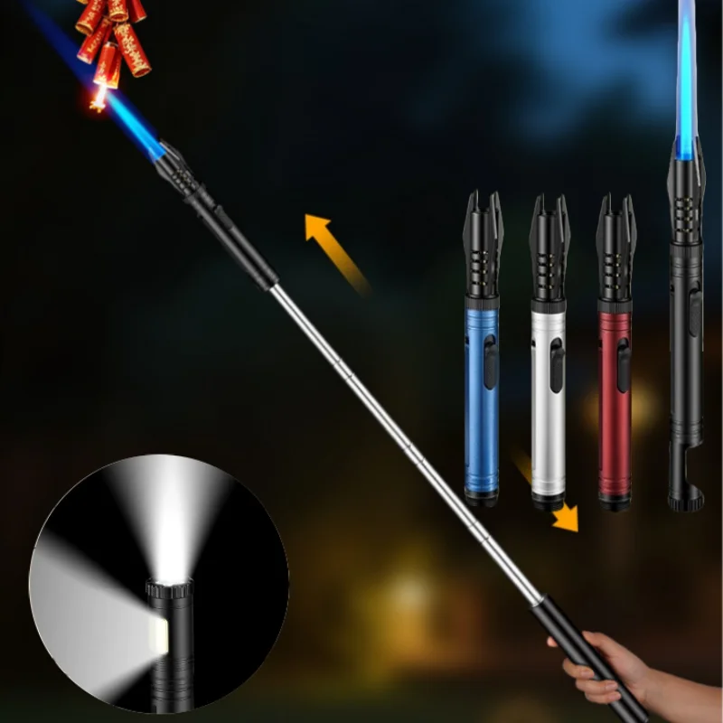 

New Black Knight Lightsaber Style Scalable COB Lighting Lighter Windproof Inflatable Outdoor Camping Kitchen Lighter