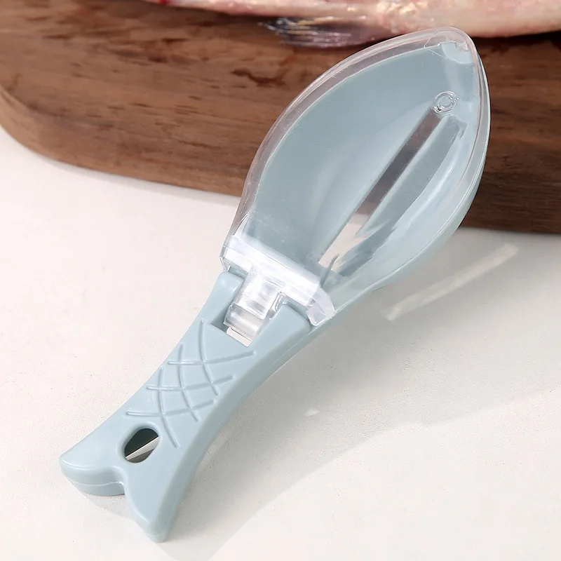 New Kitchen Accessories Cozinha Fish Scale Remover Knife Cleaning Peeler Practical Kitchen Supplies Cooking Home Gadgets