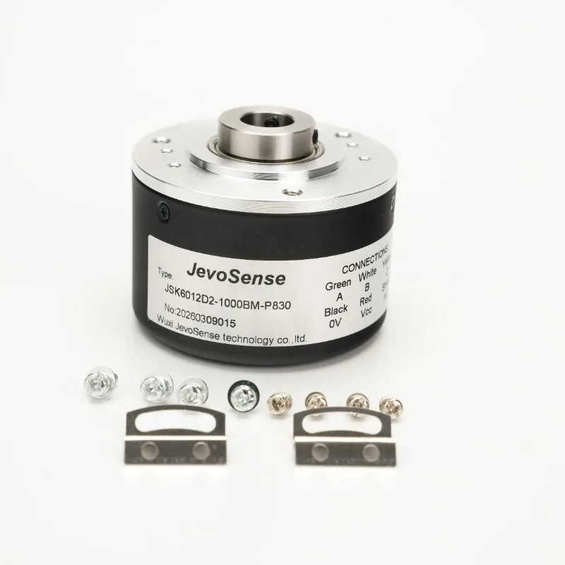 JSK6012 Incremental Hollow Shaft Encoder with 60mm Outer Diameter 1000 PPR Resolution