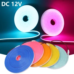 12V Neon LED Strip Lights Outdoor Waterproof 2835 120LEDs/m Flex Tape 6X12mm LED Neon Rope Light White Red Green Ice Blue Pink