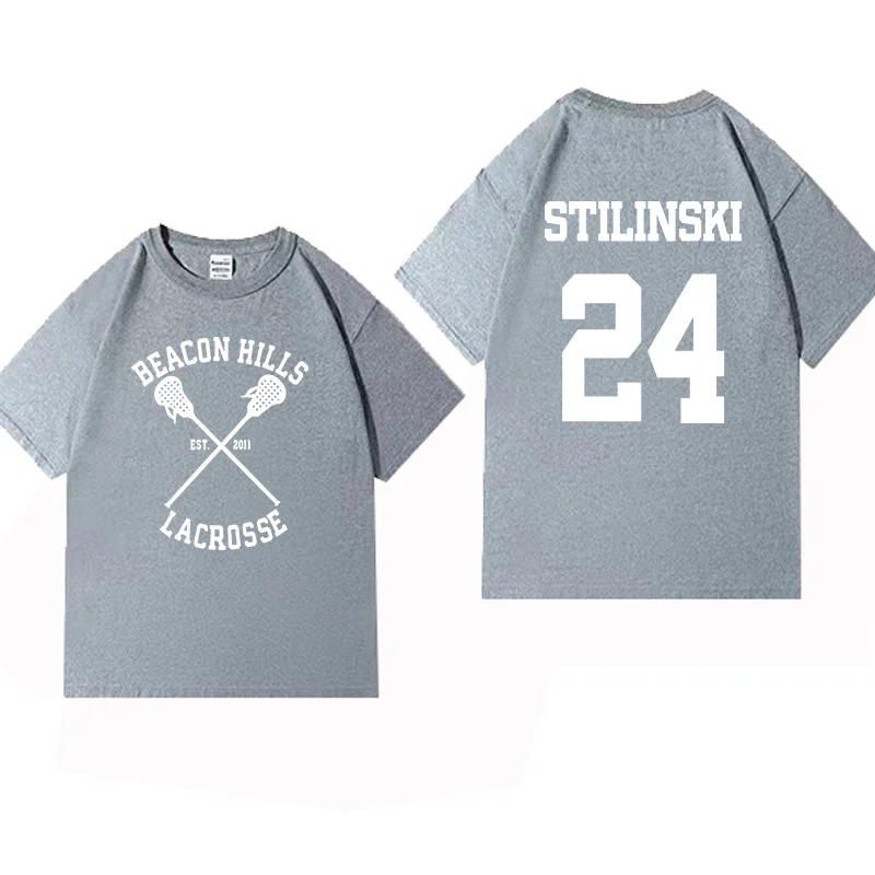 Young Wolf Stiles Stilinski 24 McCall 11 Summer T-shirt Men and Women Bicken Mountain Field Hockey T-shirt Dylan