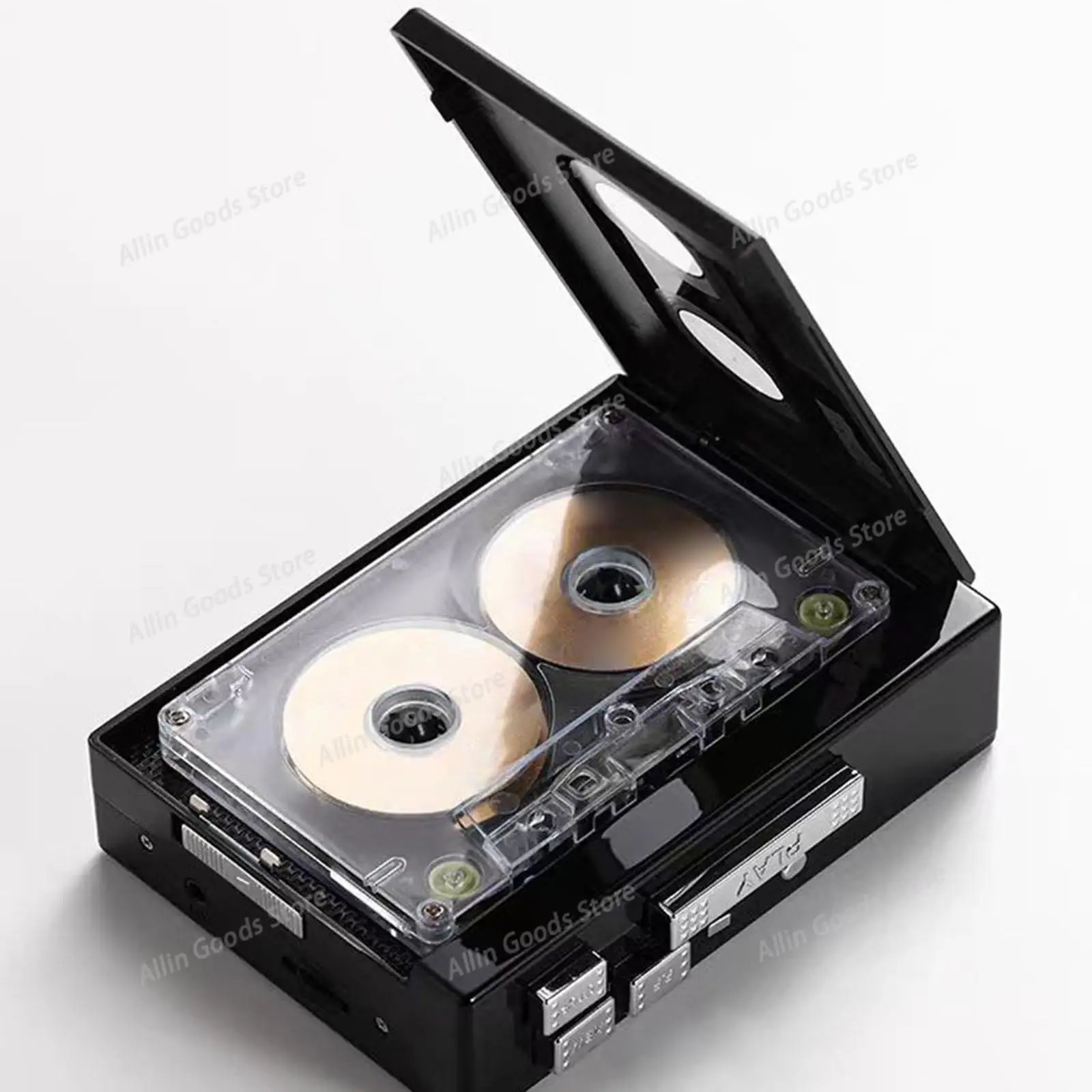 Cassette Player Full Stereo Sound U Disk FAT32 DC 5V 128KPS Durable Tape Recorder Cassette for Music Language Learning Home