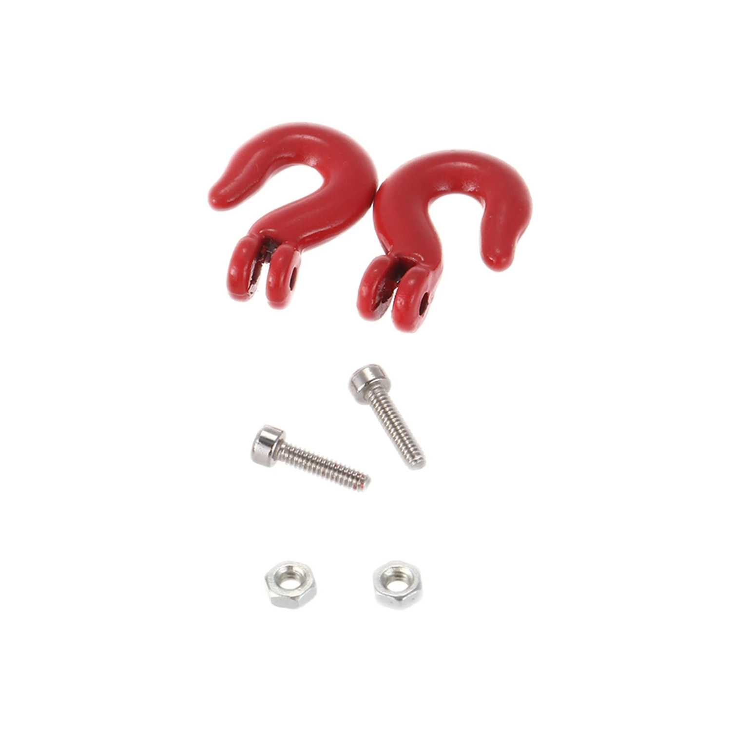 

A63T-1/10 RC Car Crawler Steel Tow Rope And Hooks Metal Straight Ladder Mini Stairs For TRX-4 RC4WD D90 D110 1/10 RC Car