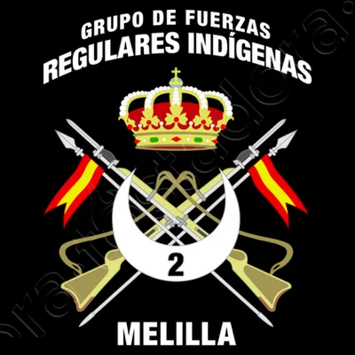 Grupo De Fuerzas Regulares Indigenas. Gfri 2 Melilla. Española Legión T-Shirt. Summer Cotton Short Sleeve O-Neck Mens T Shirt