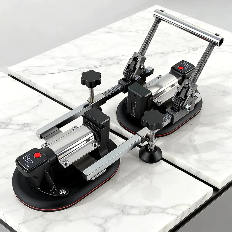 Electric Suction Cup Countertop Joining Machine, Heavy-Duty Countertop Tensioner, Joining and Leveling Tool for Large-Size Stone