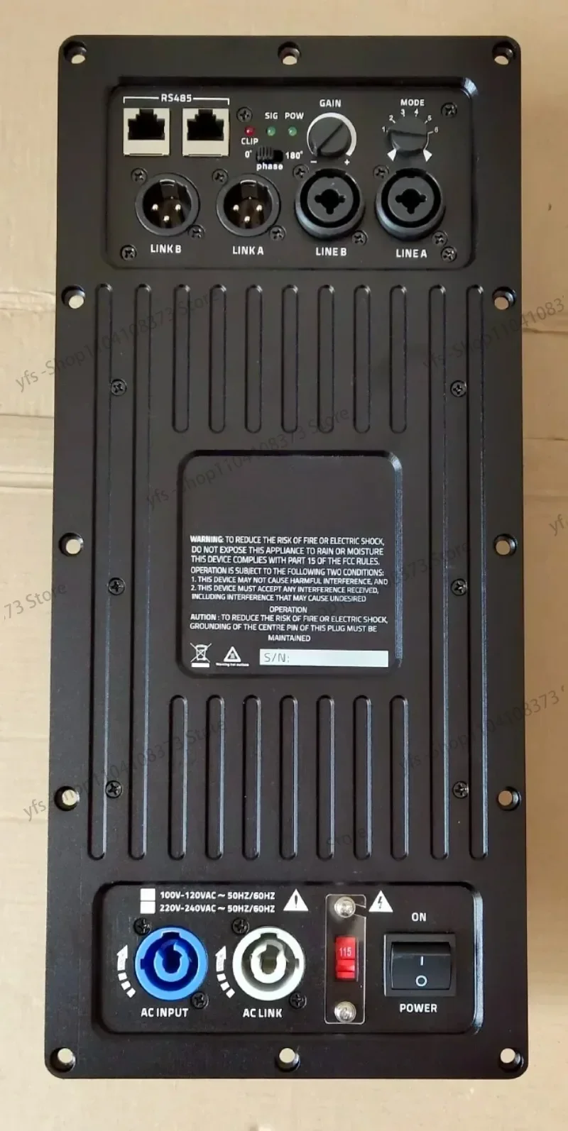 

Плата усилителя сабвуфера с питанием 18 дюймов, 1600 Вт, 8 Ом, DP1600