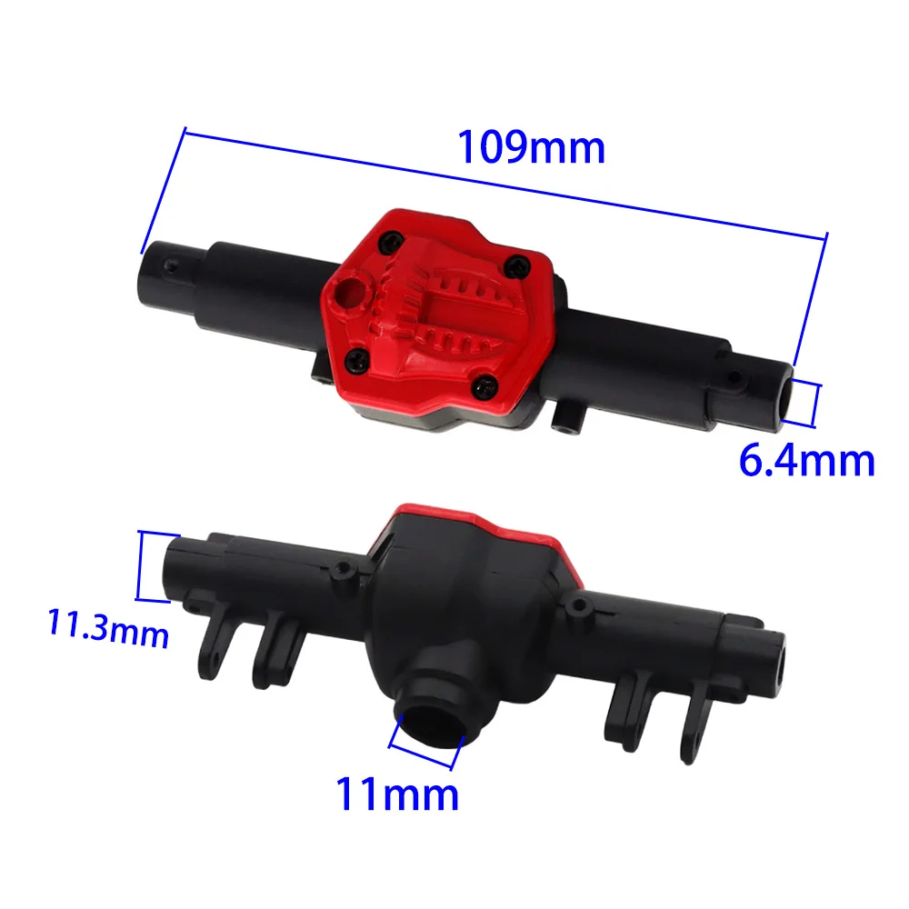 Metal Front Rear Axle housing Bridge Shell Cover for 1/12 MN MN86K MN86KS MN86 MN86S RC Car Upgrade Spare Parts