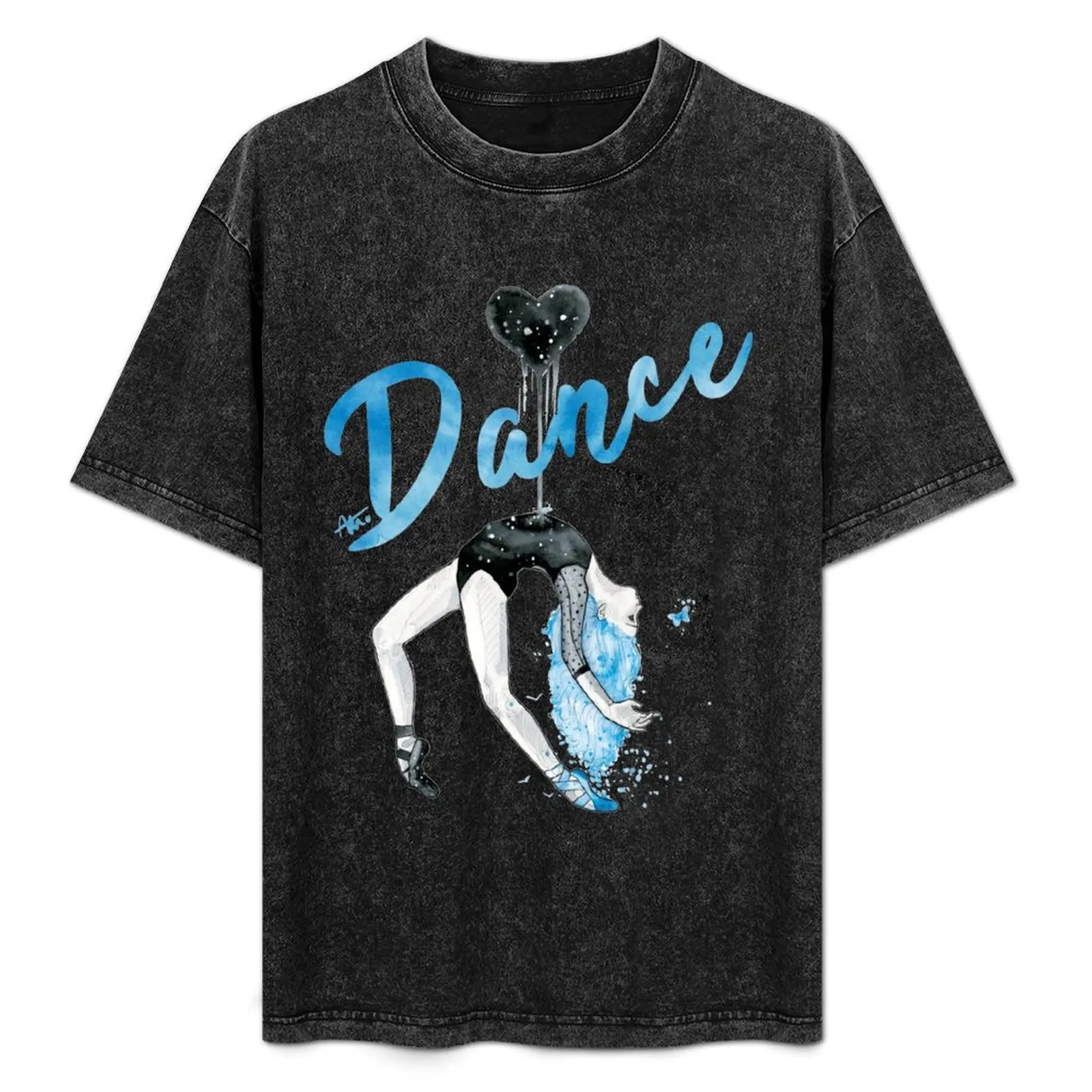 

dance and love T-Shirt Large Size Loose Casual Tee