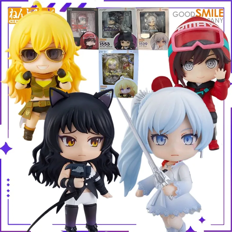 Gloednieuwe voorraad: Liangxiao GSC Clay Man #   1529 RWBY Weisi Xueni Q-versie humanoïde anime beeldje model speelgoed cadeau ornament verzamelen
