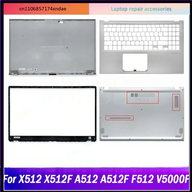 Laptop LCD Back Cover/Front Bezel/Palmrest/Bottom Case For VivoBook 15 X512 X512F A512 A512F F512 V5000F V5000D V5000J Y5100U