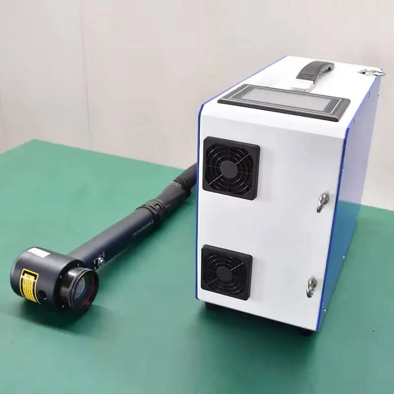 High Power Continuous Pulsed Fiber Laser Cleaner for Industrial rust Paint Glue and Plating Removal on Steel Aluminum