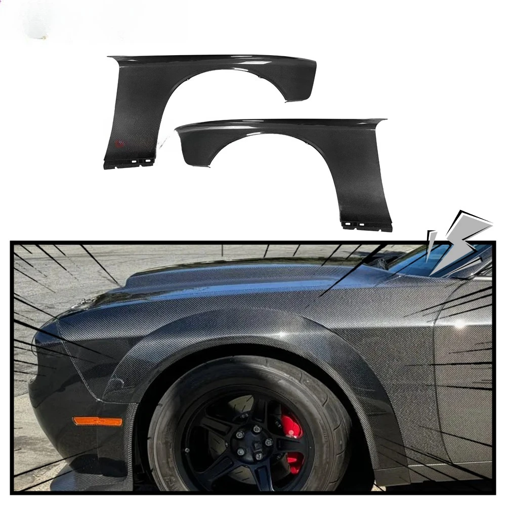 

NARROW ONLY Style Carbon Fiber Challenger Fenders for Challenger 2015-2023