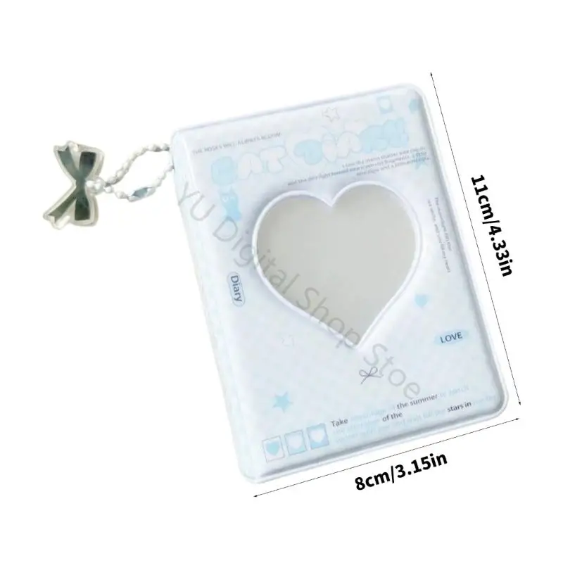 96BA 3-Zoll-Mini-Kartenalbum mit PVC-Abdeckung zum Präsentieren und Sortieren von Sammelkarten – Detail 6