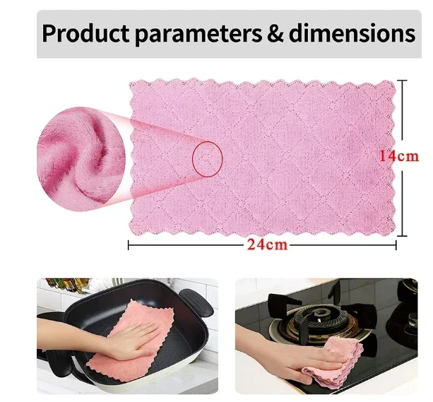 Dishcloth For Kitchen Kitchen Guangdong Stocked Microfiber Cleaning Cloths Towel Surprise Price