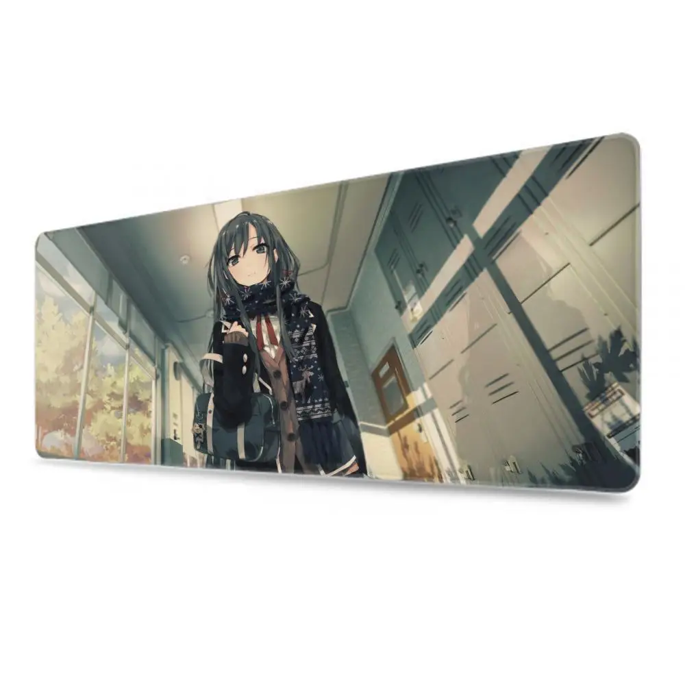 Yukinoshita Yukino Mouse Pad XXL Gaming Accessories Office Gamer Keyboard school uniform Desk Mat Non-Slip Laptop Large Mousepad