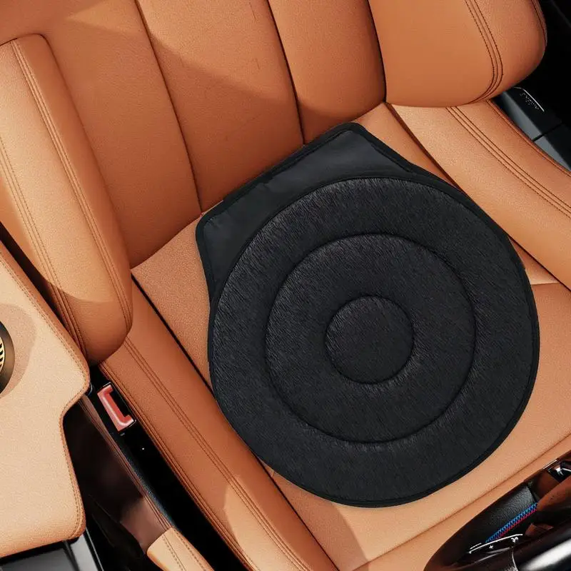 Rotating Seat Cushion For Car 360 Rotating Pressure-Relieving Seat Cushion Anti-Slip Breathable Chair Mat Chair Assist For