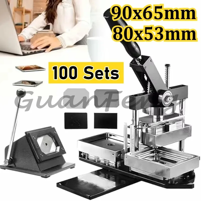 DIY rectangular refrigerator magnet machine kit 80x53mm/90x65mm