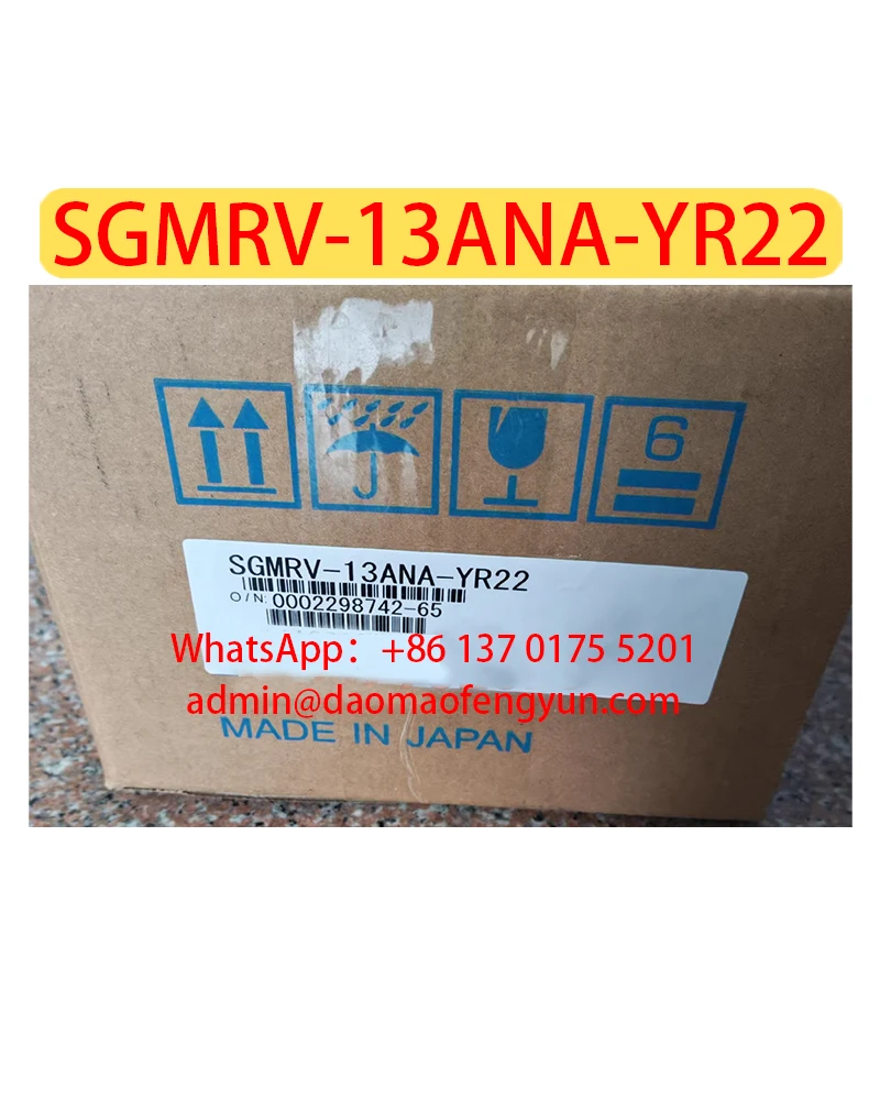 

Servo Motor SGMRV-13ANA-YR22 Brand New SGMRV 13ANA YR22，Fast shipping，in stock