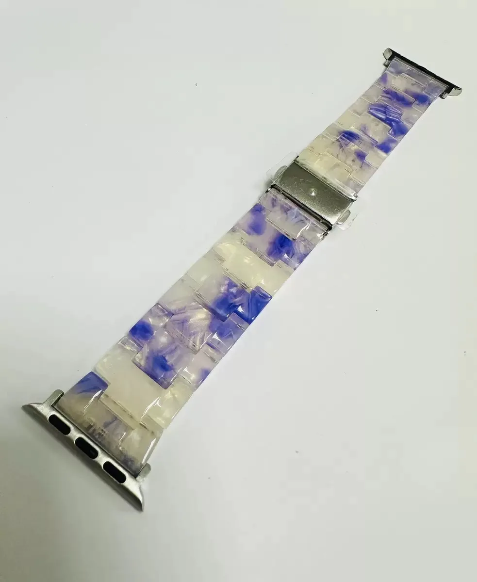 Hars Horlogeband voor apple watch 6 5 4 band 42mm 38mm transparante correa riem voor iwatch 6 serie 5 4 3/2 armband 44mm 40mm