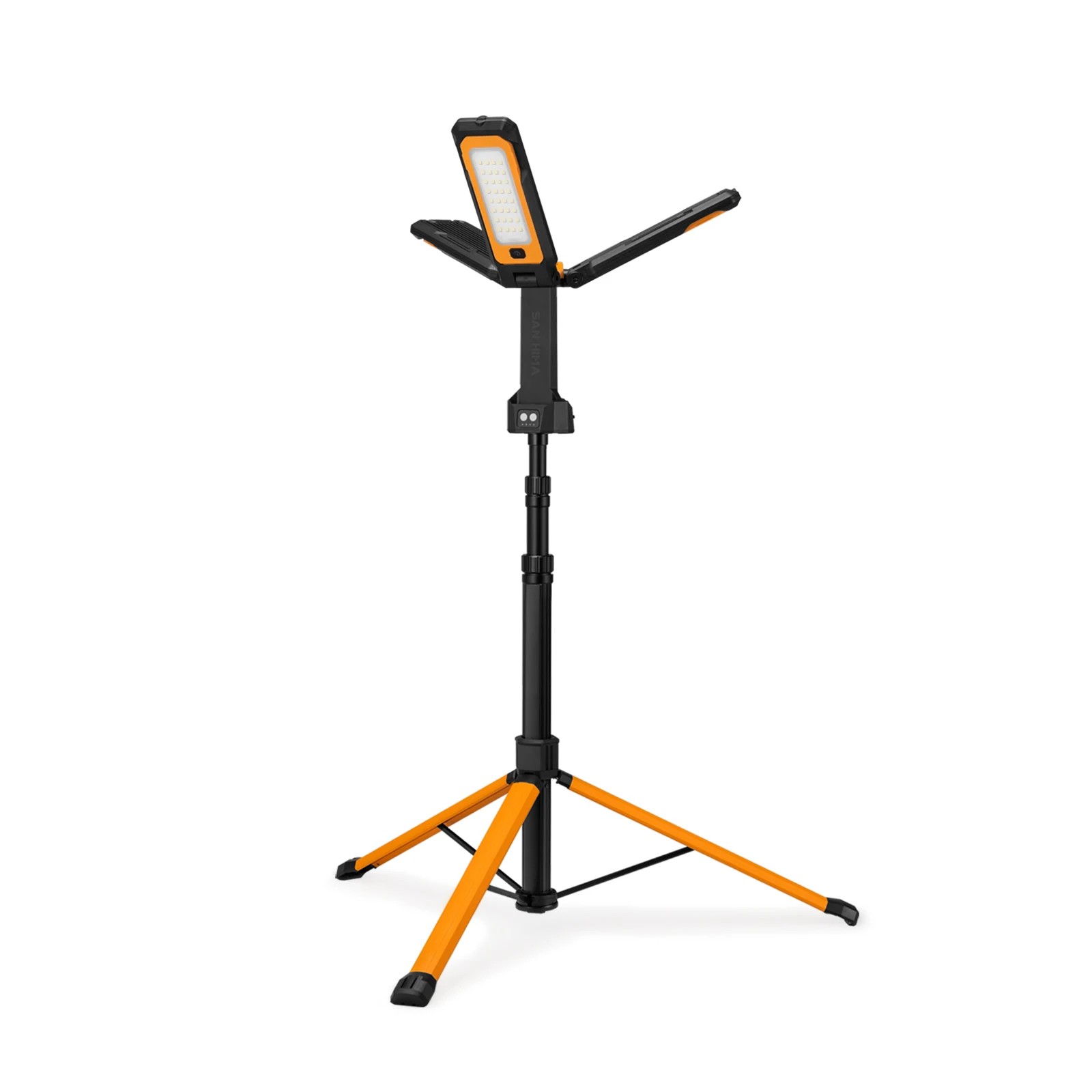 

Retractable Camping Light Rechargeable Adjustable Cordless Floodlight Tripod Light Emitting Diode Work Camping Light with Stand