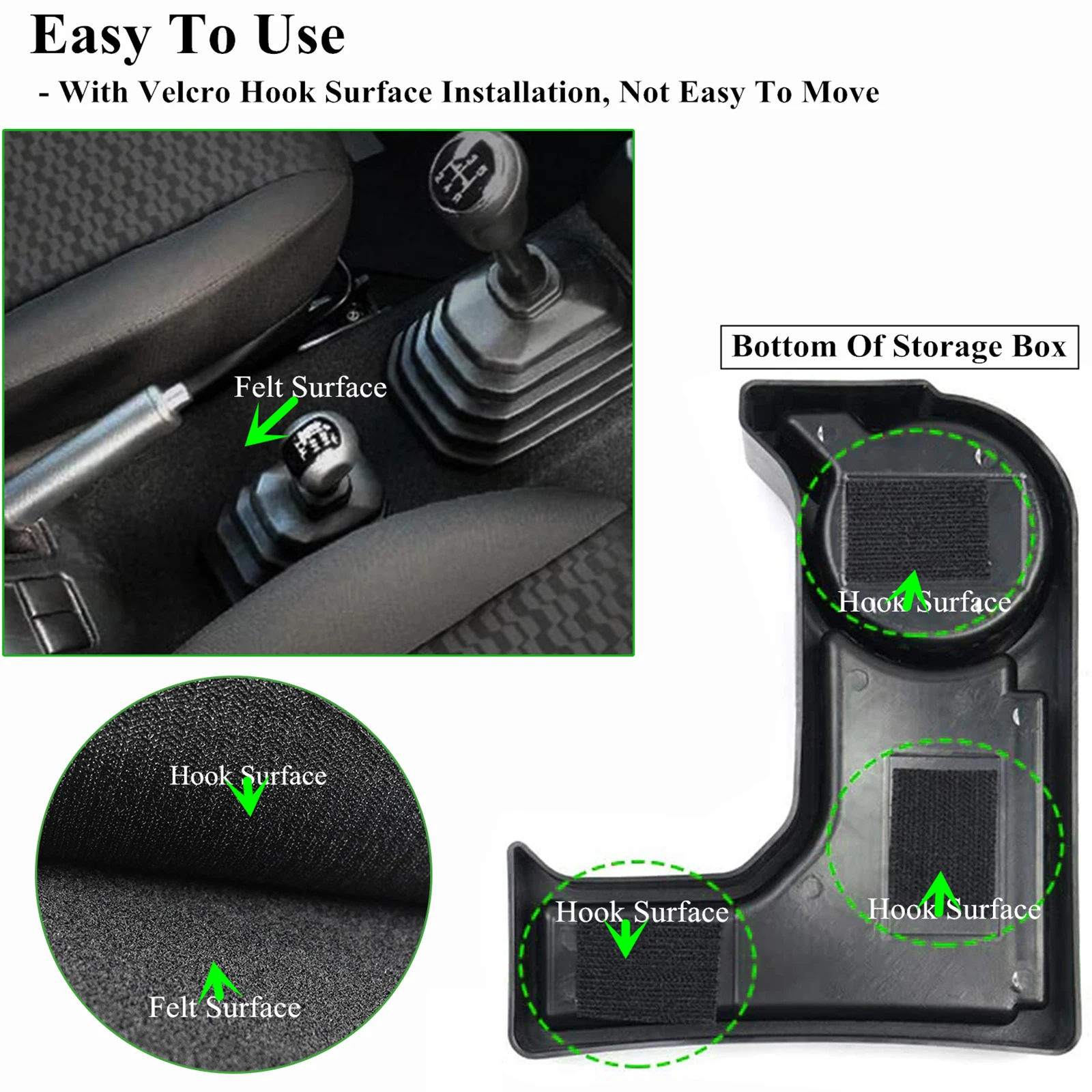 Center Console Gear Shift Storage Interior Organizer Cup Holder for Suzuki Jimny 2019-2026 JB74 JB64 4WD Automatic Transmission view 4