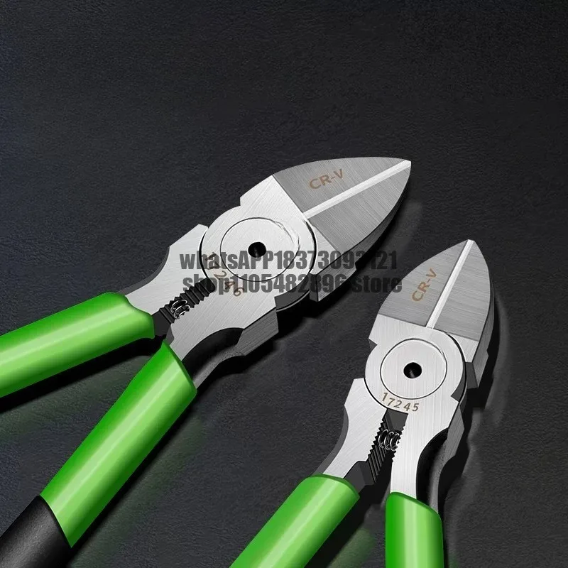 Extra-pointed nozzle pliers high hardness scissors oblique pliers can cut steel wire super hard scissors
