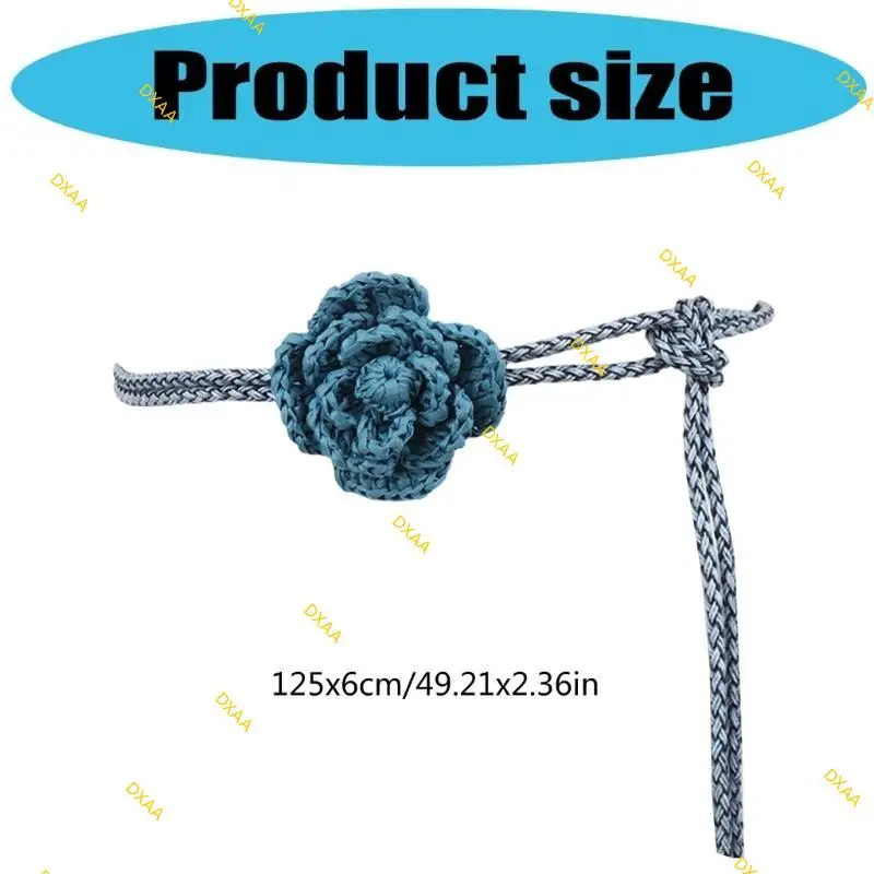 

DXAA Vintage Waist Rope Belt Bohemian Waist Cord For Women Leisure Dress Spring Wear
