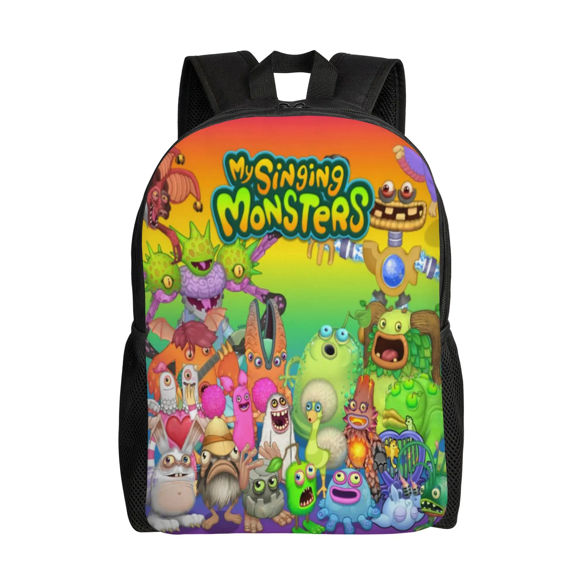My Singing Monsters  Backpack Girl  Large Backpacks Polyester Novelty School Bags Travel Design Rucksack