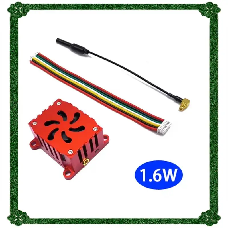 24-Hour Delivery FPV Wireless Transmitter 5.8Ghz 1.6W 48CH With Heat Sink And Fan Long Distance Video AV Audio Sender For RC Pla