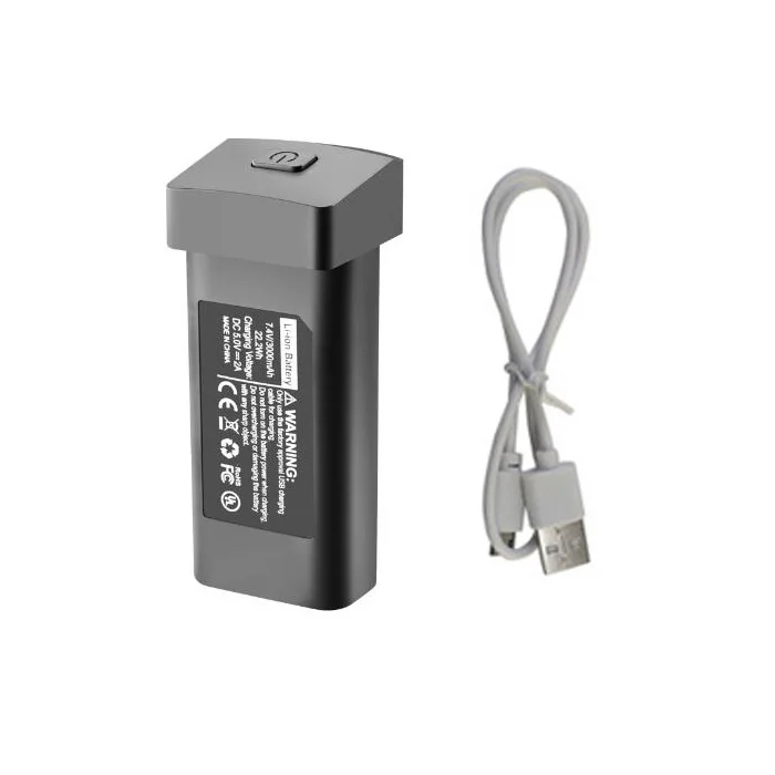 

S135 Drone Spare Part 7.4V 3000mAh Battery USB Charger Cable Part Replacement Accessory